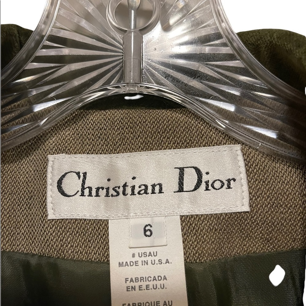 Dior Tan and Green Blazer - Picture 16 of 16